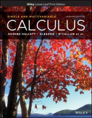 Solution Manual for Calculus Single and Multivariable 8th Edition Hughes-Hallett