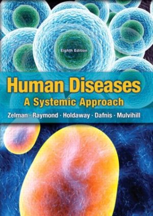 Test Bank for Human Diseases 8th Edition Zelman